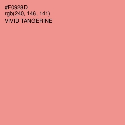 #F0928D - Vivid Tangerine Color Image